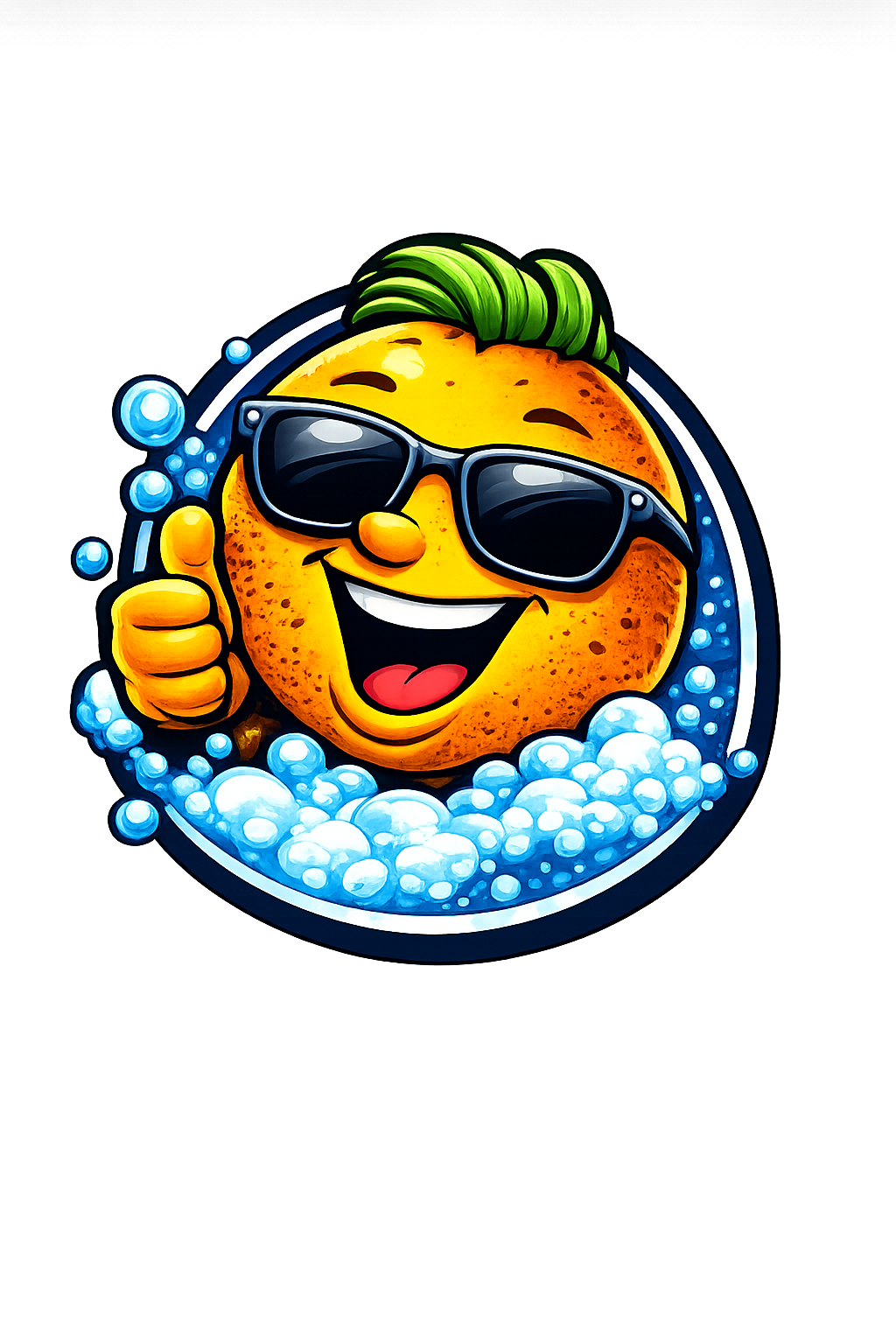 Citrus Sammy — DOCW mascot for Basic Wash